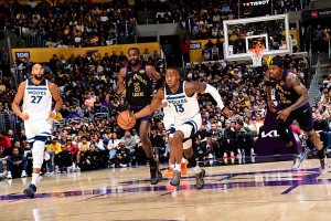 B体育官方网站-惨败湖人中为数不多的亮点，森林狼可以考虑让后场新援进入先发？